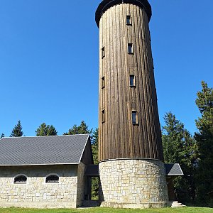 Cyklista 73 na vrcholu Borůvková hora (6.9.2024 13:31)