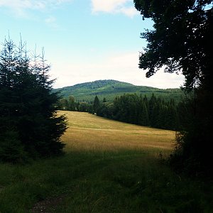 Vladimír Grančay na vrcholu Žlíbský vrch (12.8.2017 10:30)