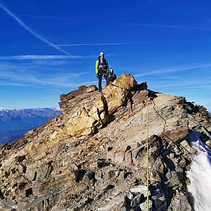 Ondra Horáček na vrcholu Pic Tyndall (25.8.2020 14:02)