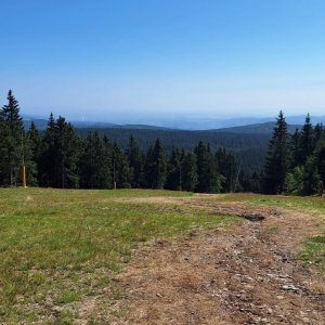 Ilona Stočesová na vrcholu Klínovec-Northeast Slope (24.8.2024 7:55)