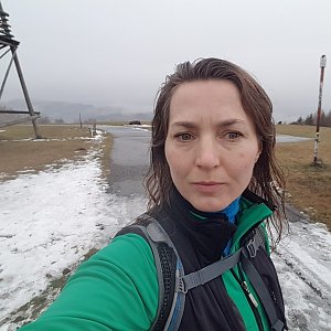 Marcela Kubíčková na vrcholu Búřov (30.12.2021 13:21)