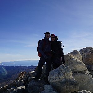 Michaela Hilscherová na vrcholu Teide (22.11.2019 9:30)