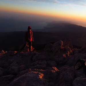 Iveta Válová na vrcholu Teide (10.3.2020 7:30)