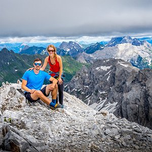 Jiří Králík na vrcholu Monte Peralba (5.7.2021 13:47)