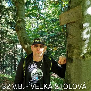 Aleš Sýkora na vrcholu Velká Stolová (22.9.2019 11:04)