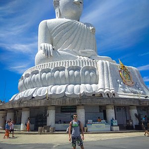 Jiří Králík na vrcholu Phuket Big Buddha (28.12.2018 12:57)