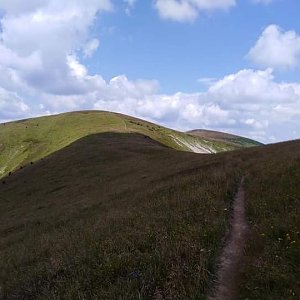 Jozef Farkaš na vrcholu Dlhý grúň (29.7.2018 13:00)