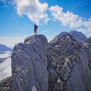 Jiří Králík na vrcholu Hinkelstein (14.9.2021 11:31)