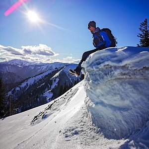 Jiří Králík na vrcholu Hüttenkogel (25.2.2024 15:46)