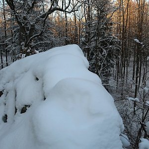 Bouřka na vrcholu Skála Marie Terezie (13.12.2022 14:59)