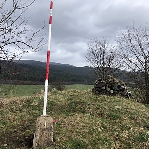 Anežka Boříková na vrcholu Na Věži (23.3.2024 13:22)