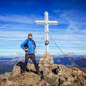 Jiří Králík na vrcholu Stadelstein (2.11.2024 13:01)