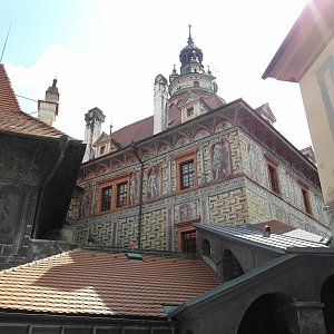 Radka D na vrcholu Zámek Český Krumlov  (10.8.2013 11:24)