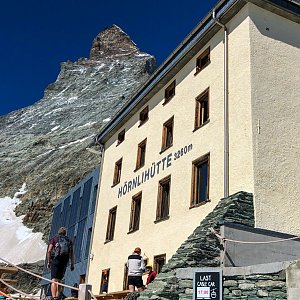 Radim na vrcholu Hörnli Hut (6.8.2020)