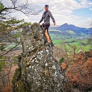 Jiří Králík na vrcholu Vlčinec (22.4.2023 16:56)