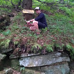 Jack Skurello na vrcholu Skalka (na Pustevnách) (16.6.2018 13:50)