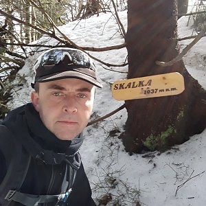 Pavel Skřičík na vrcholu Skalka (na Pustevnách) (17.3.2019 12:06)