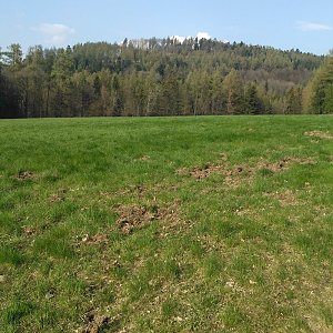 Jiří Králík na vrcholu Nad skálou (13.4.2016 16:15)