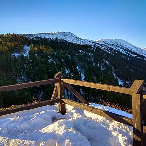 Jiří Králík na vrcholu Sokolica (3.1.2020 9:45)