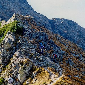 Radim na vrcholu Kopské sedlo (20.10.1995)