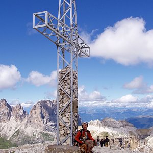 Jan Matiášek na vrcholu Col di Rosc  (15.8.2004 12:12)