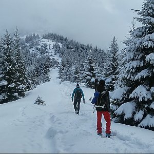 Martin Horáček na vrcholu Mestská hora (19.11.2017 9:40)