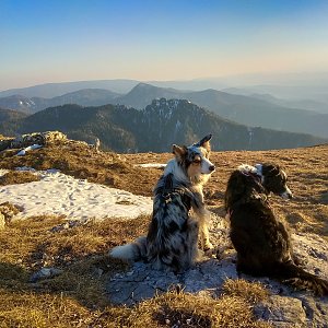 Jiří Králík na vrcholu Tlstá (23.3.2019 16:55)