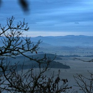 Bouřka na vrcholu Vladař - JZ vrchol (5.12.2020 16:22)