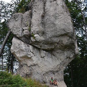 Jarda Vála na vrcholu Stratený Budzogáň (28.7.2011)