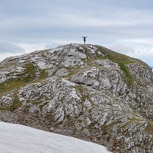 Jiří Králík na vrcholu Kleinerer Nordgipfel Eselstein (24.6.2023 18:34)