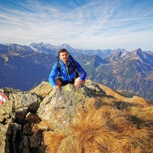 Jiří Králík na vrcholu Seekareck (28.10.2024 9:26)