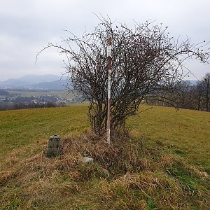 Petr Pepe Peloušek na vrcholu Na Vrchu (17.11.2021 10:15)