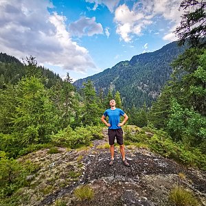 Jiří Králík na vrcholu Burge felsen (21.7.2023 19:28)