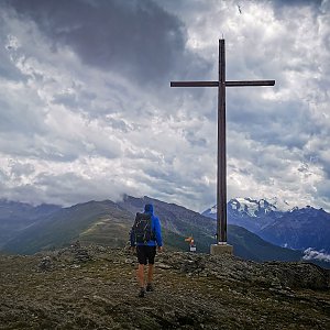 Jiří Králík na vrcholu Gibidum (24.7.2023 15:32)