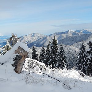 Rastislav Biarinec na vrcholu Ľupčianska Magura - JV (30.12.2019 13:30)