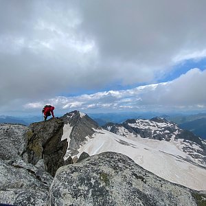 Tereza na vrcholu Granatspitze (6.7.2024 12:45)