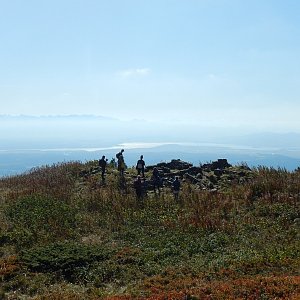 Rastislav Biarinec na vrcholu Mały Garb Wyżni (21.9.2019 11:43)