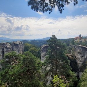 Ondřej Garaj na vrcholu Nad Mariánskou vyhlídkou (29.8.2021 11:09)