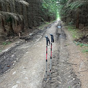 Radka D na vrcholu Nad Chlapeckými kameny (29.7.2024 14:35)