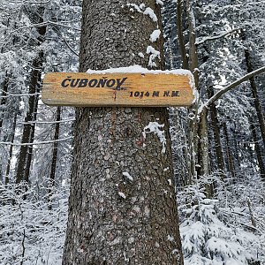 Radim Fcb na vrcholu Čuboňov (9.1.2021 13:50)