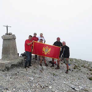 Iveta Válová na vrcholu Kom vasojevički (18.7.2014 13:57)