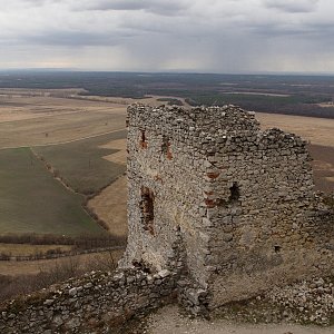 Ľuboš na vrcholu Pohanská S vrchol (5.3.2017 15:30)