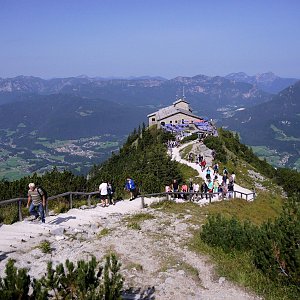 Jiří Králík na vrcholu Kehlstein (26.8.2017 9:50)