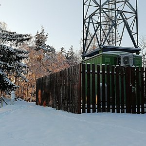 Vladimír Grančay na vrcholu Nad vsí (10.1.2024 16:05)