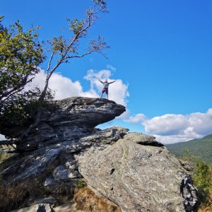 Jiří Králík na vrcholu Tři kameny (29.9.2024 14:13)