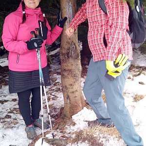 Rara na vrcholu Malá Stolová (2.1.2021 12:50)