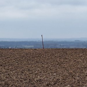 Anna na vrcholu Hůry (11.2.2024)