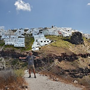 Jarda Vála na vrcholu Skaros (18.7.2017 12:46)