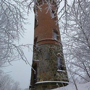 Radek Vohryzka na vrcholu Dymník (22.1.2023 11:37)