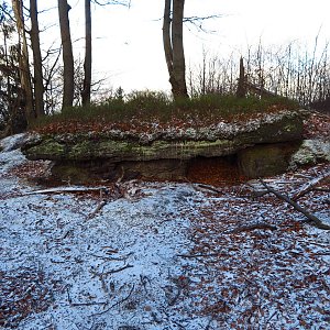 Iveta Válová na vrcholu Poledník (30.11.2019 14:11)